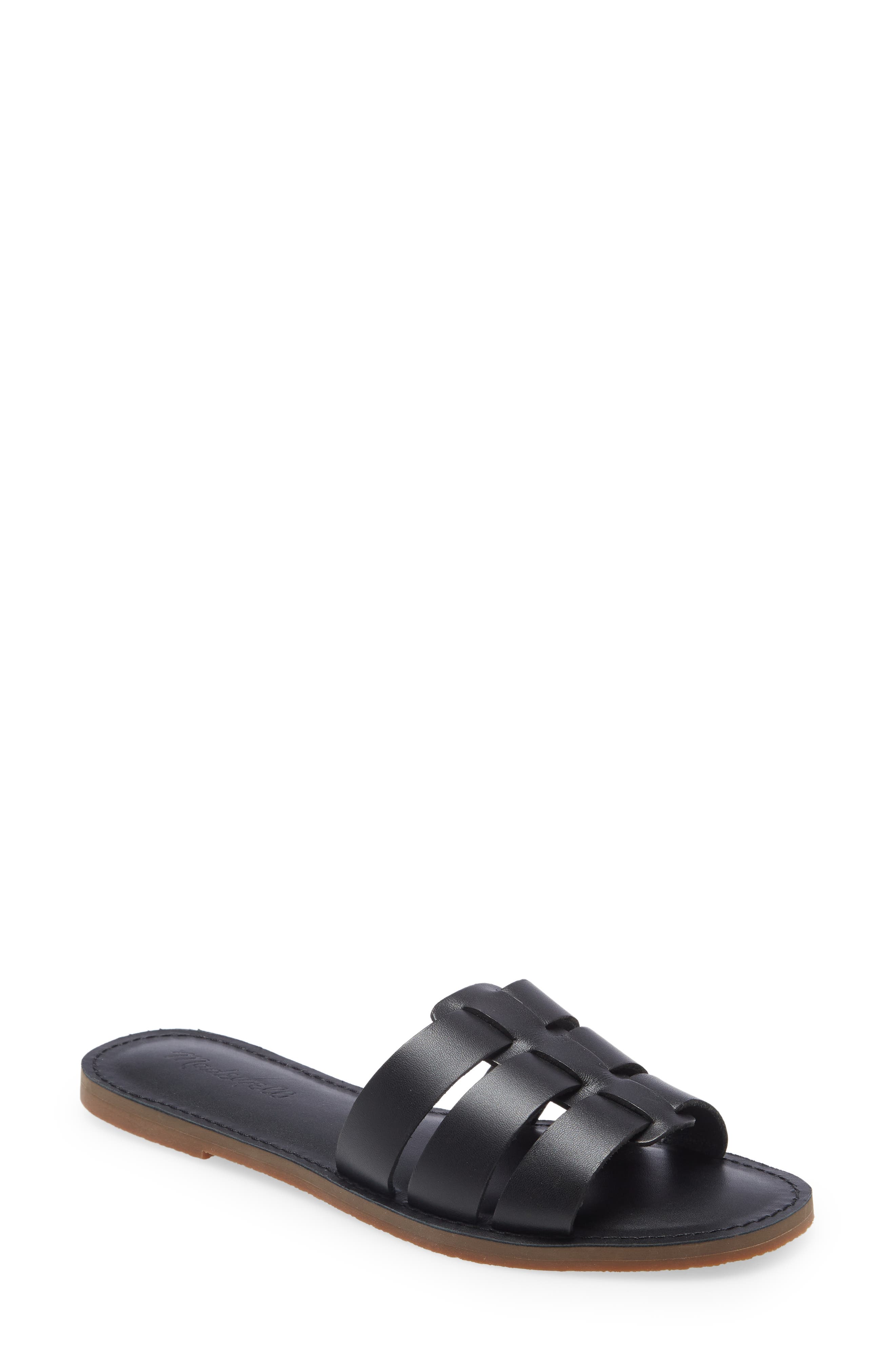 Madewell The Boardwalk Fisherman Slide Sandal, Main, color, 