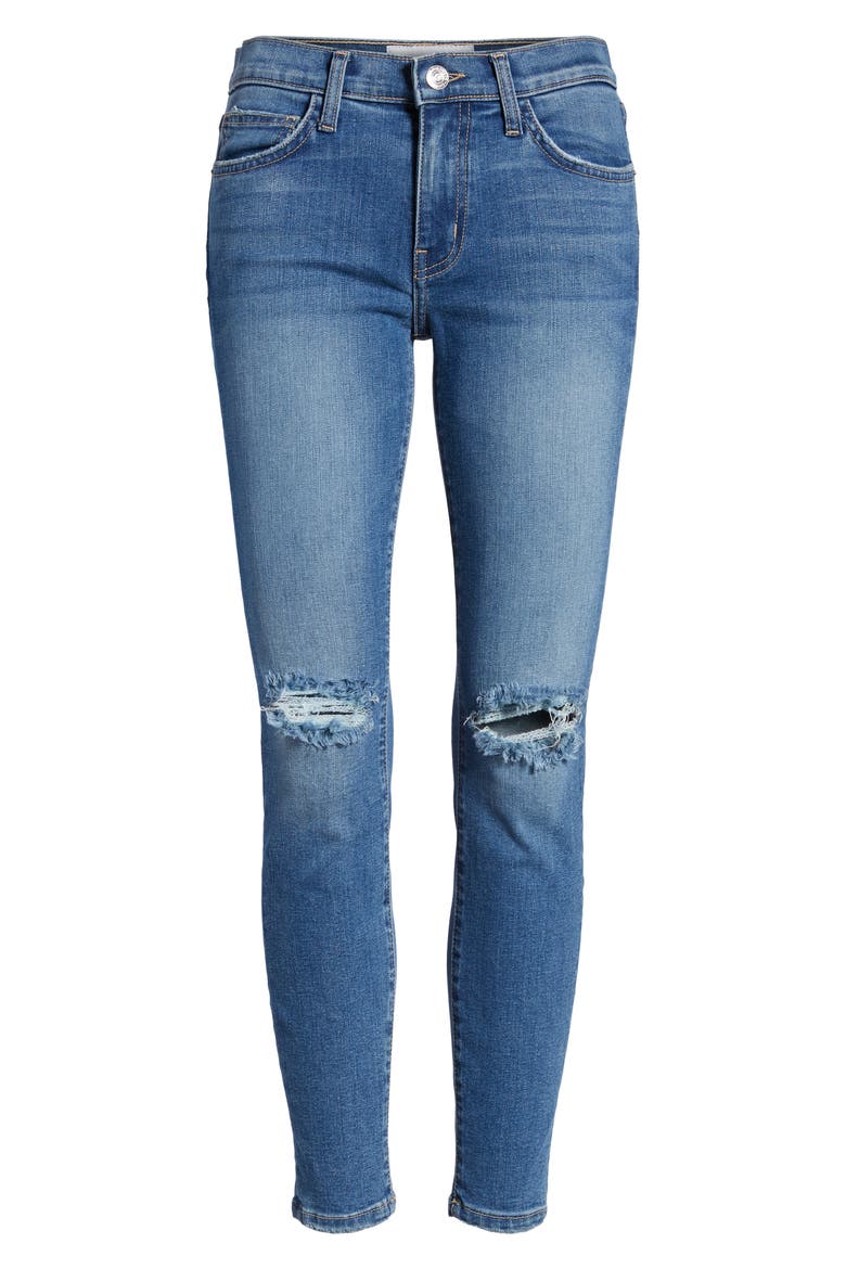 The Stiletto Ripped Skinny Jeans, Alternate, color, 2 YEAR DESTROY