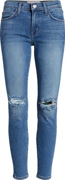 Current/Elliott The Stiletto Ripped Skinny Jeans