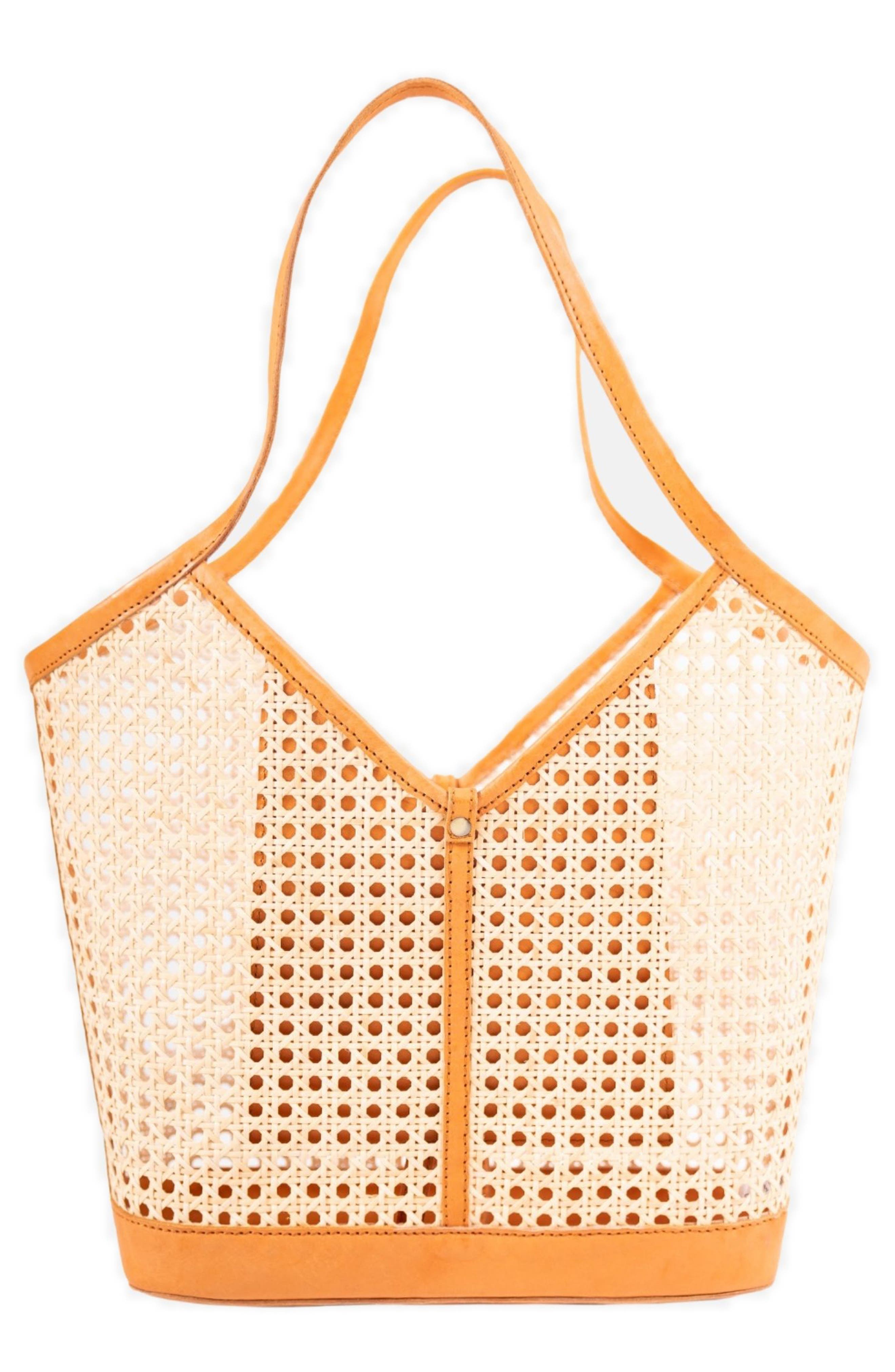 Jelavu Ophelia Handwoven Cane Tote Bag