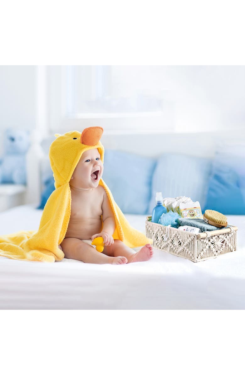 SORBUS 2-Pack Macramé Storage Basket, Alternate, color, White