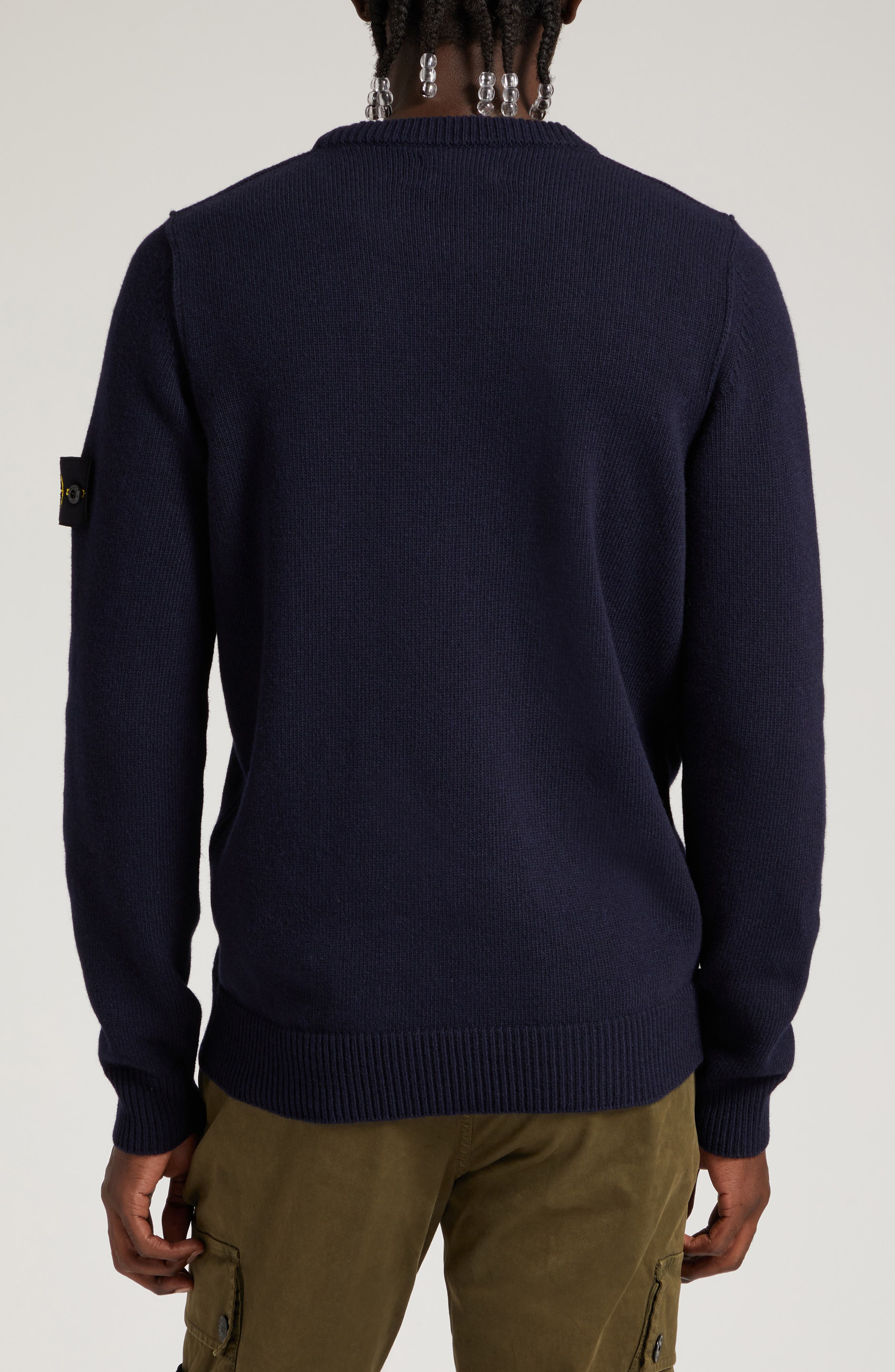 Compass Logo Wool Blend Sweater - image 2