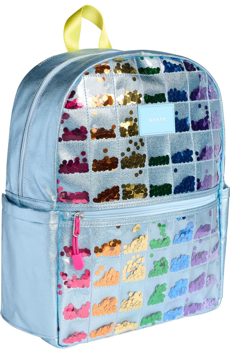 STATE Bags Kids' Kane Quilted Sequin Backpack, Alternate, color,