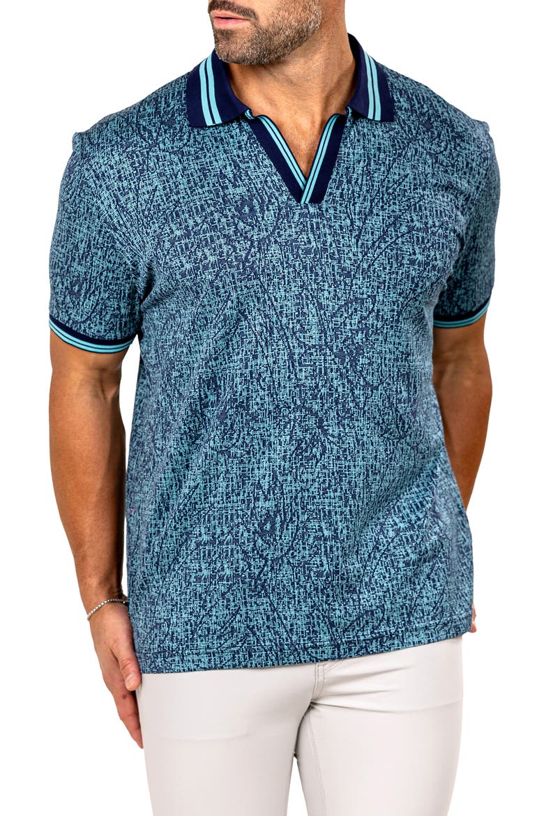 Marthy Blue Polo, Alternate, color, BLUE