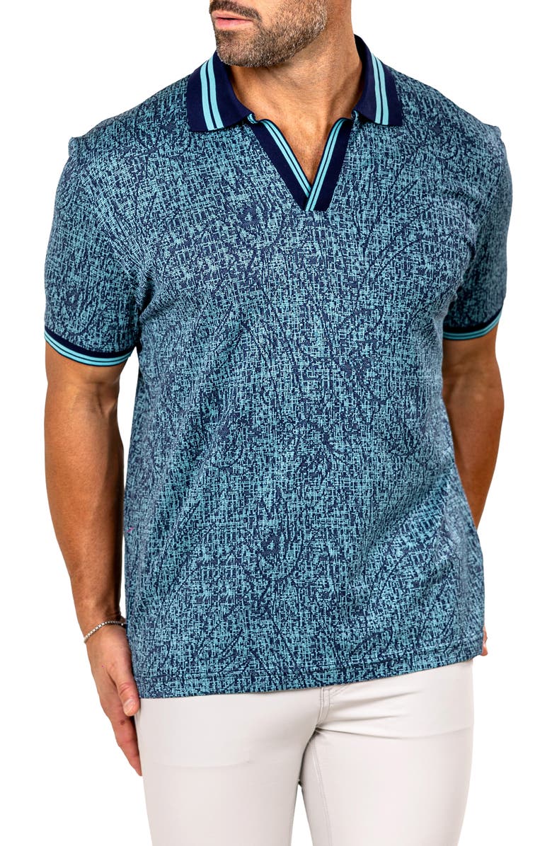 Maceoo Marthy Blue Polo, Alternate, color,
