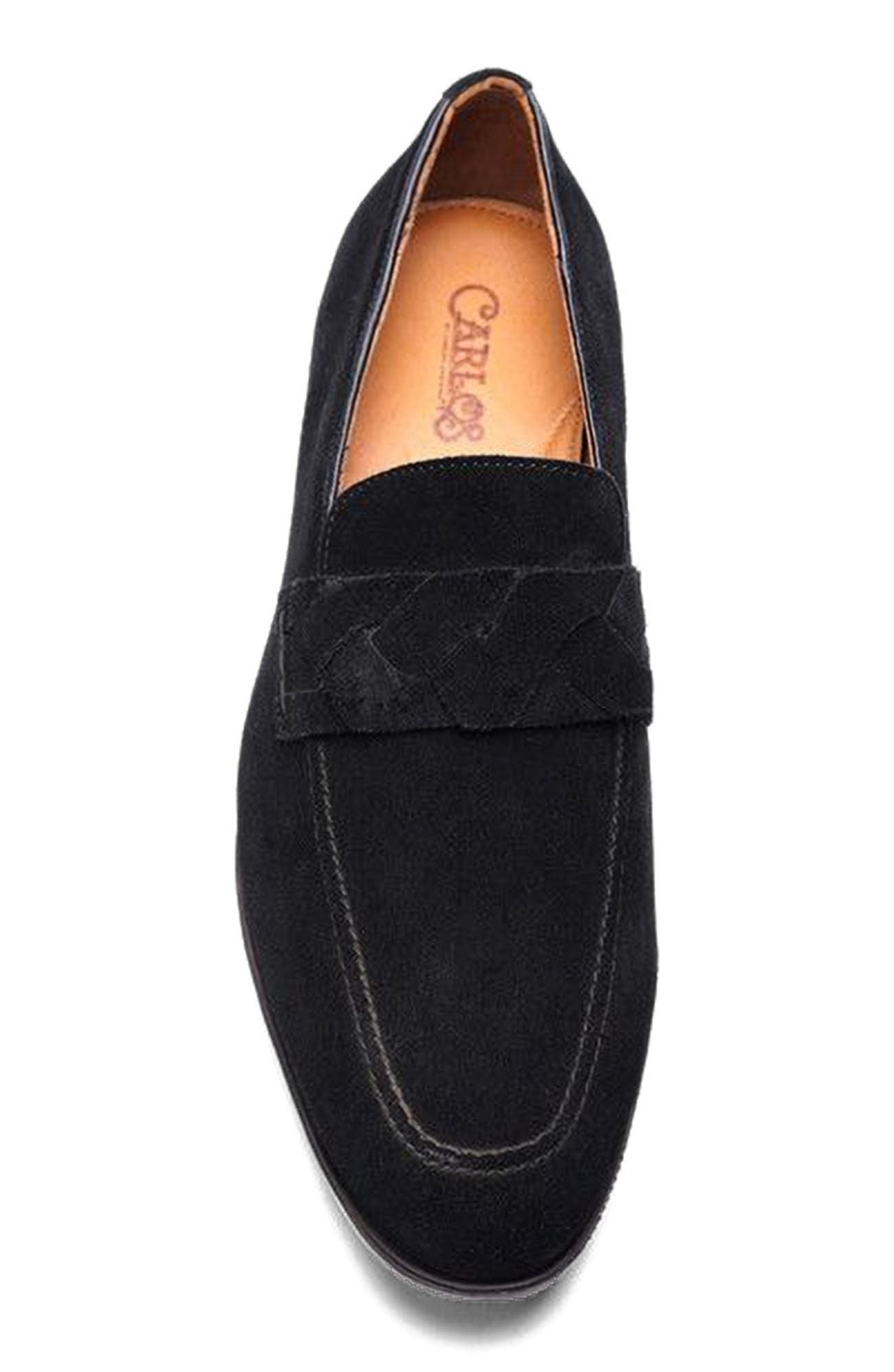 CARLOS SANTANA Groove Loafer, Alternate, color, Black Suede
