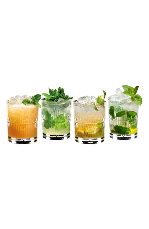 Riedel Mixing Rum Set Of 4 Glass Tumblers In Clear