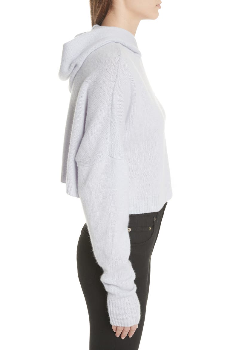 Crop Sweater Hoodie, Alternate, color, PALE LAVENDER