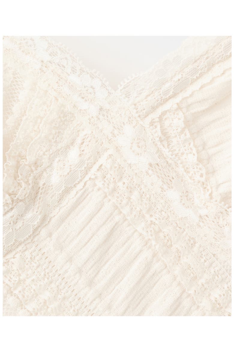 Asymmetrical Lace Dress, Alternate, color, VANILLA
