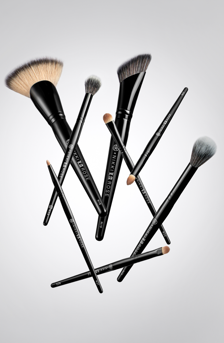 BK Beauty Nikki La Rose Pro Artist Brush Set - Vol. 2, Alternate, color, Black