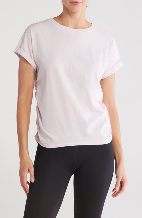 Vintage Wash Ruched T-Shirt