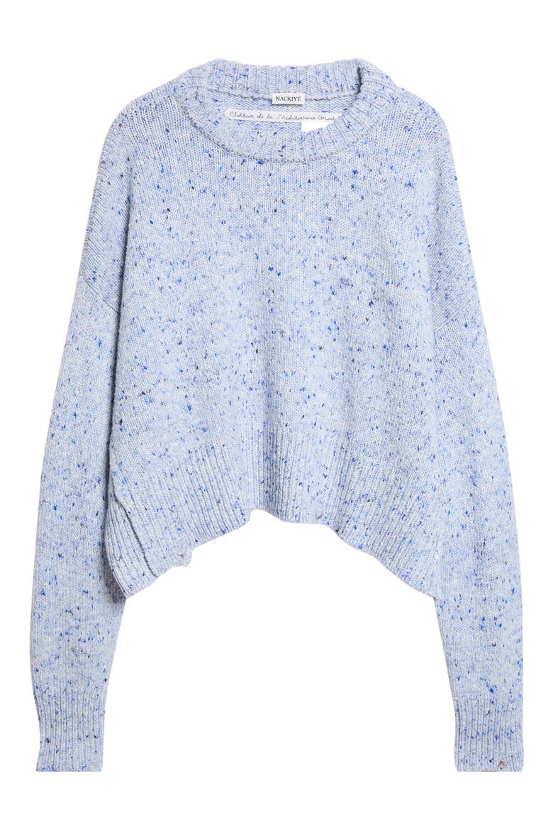 Avalanche Wool & Cashmere Blend Knit Sweater, Alternate, color, BLUE SKY