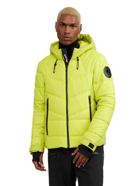 Thebe Mixed Media Ski Jacket with Fixed Hood