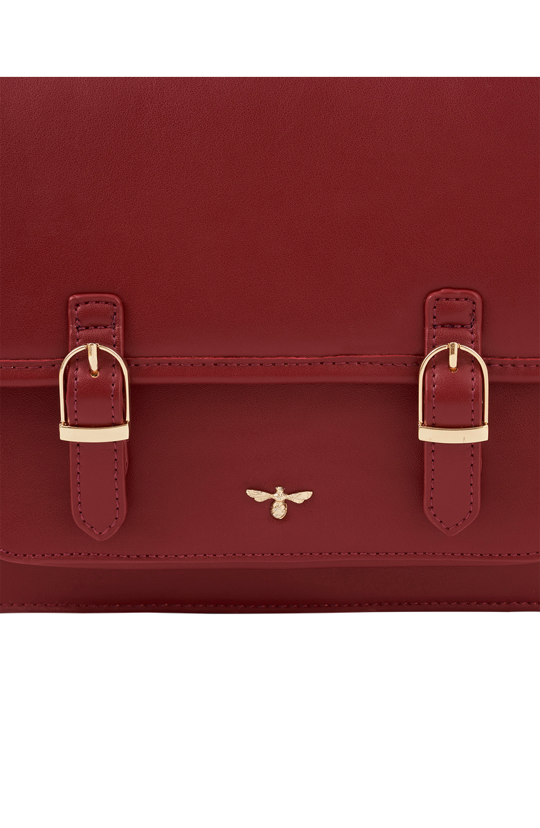 Fable England Wonderland Satchel, Alternate, color, Cherry Red