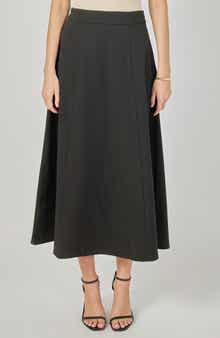 A-Line Midi Skirt