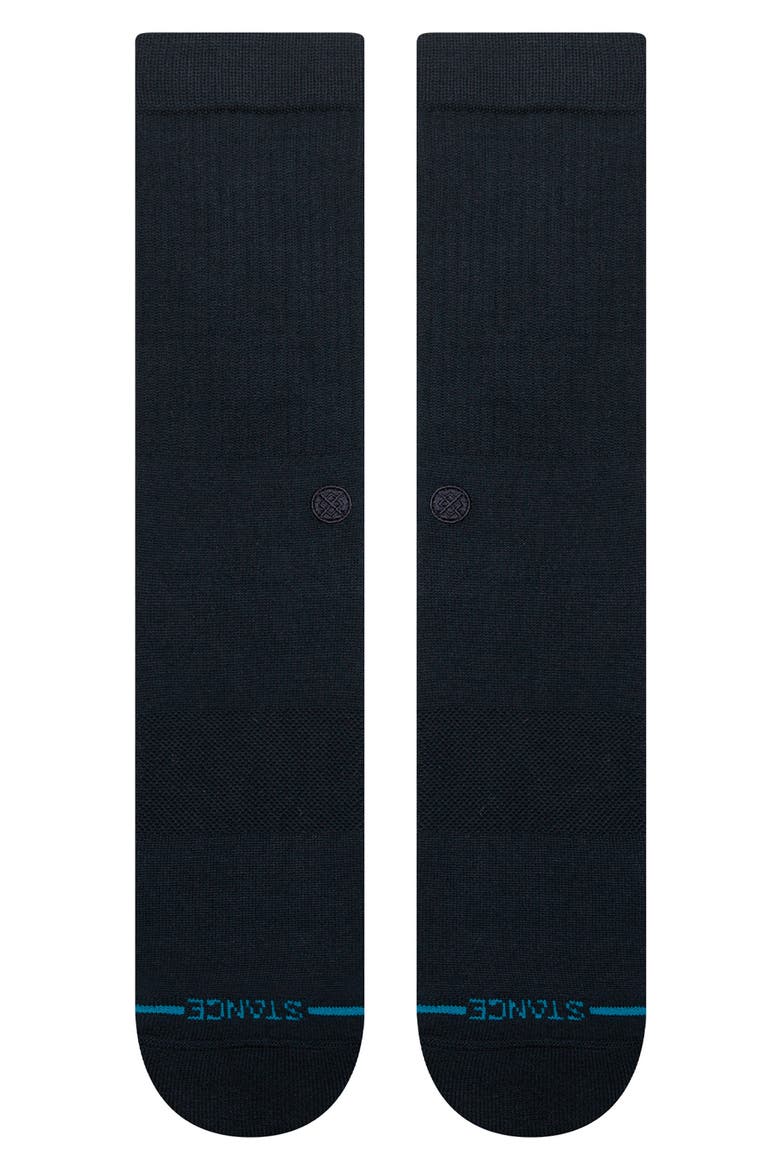Icon Crew Socks, Alternate, color, DARK NAVY