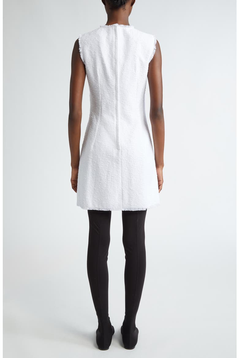 Rachel Sleeveless Tweed Minidress, Alternate, color, BIANCO OTTICO