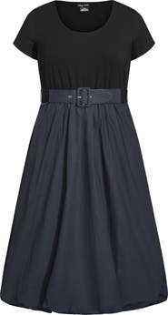 City Chic Paris Days A-Line Dress