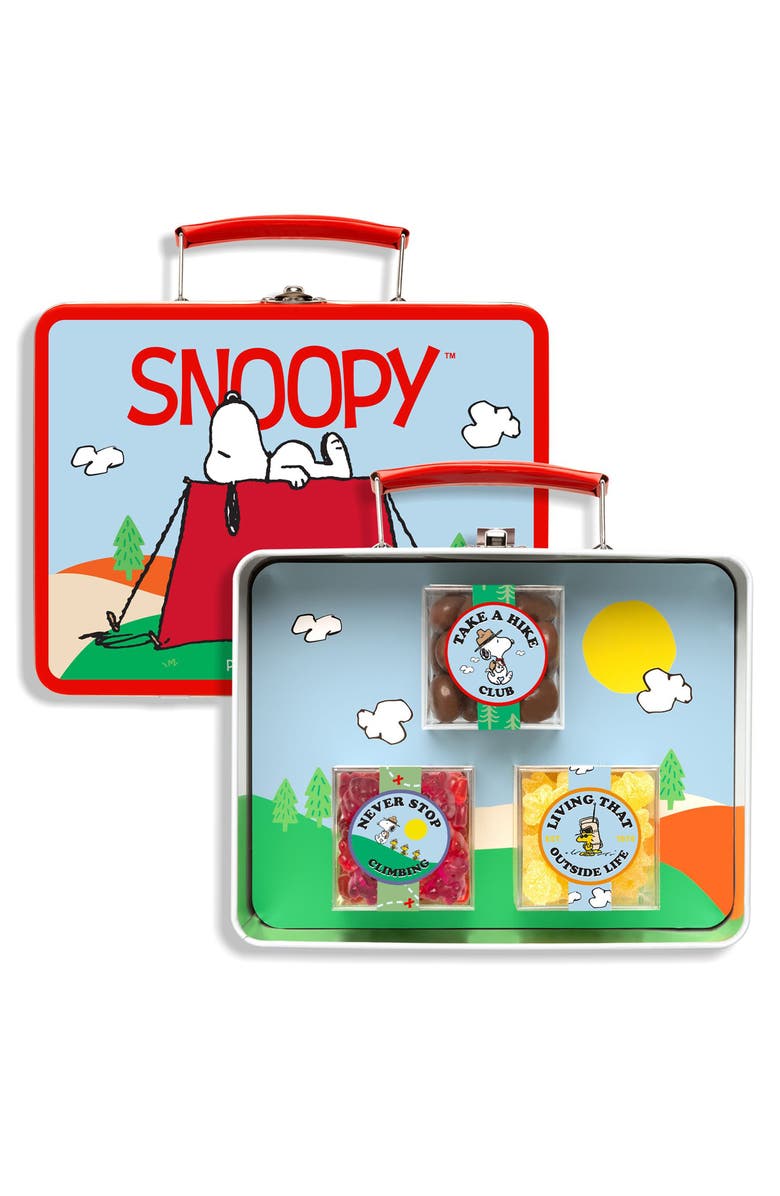 sugarfina x Peanuts 3-Piece Candy Lunchbox, Main, color,