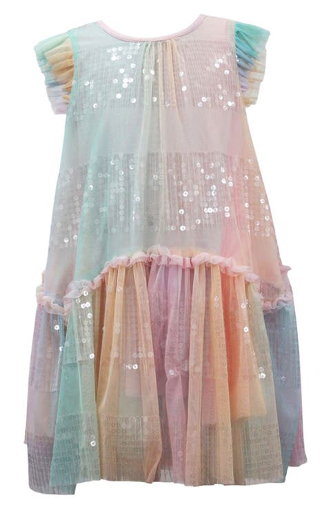 Kids' Sequin Stripe Party Dress (Little Kid)