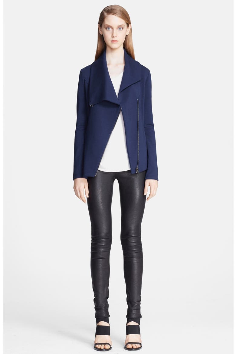 'Villous' Zip Front Sweatshirt, Main, color, DARK LAPIS