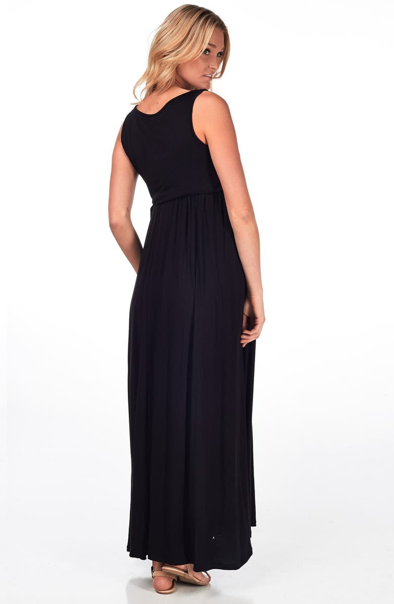 PinkBlush Sleeveless Maxi Maternity Dress, Alternate, color,