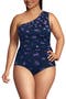  Navy Bouquet Cascade Floral