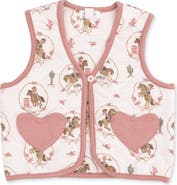 Angel Dear Kids' Cowgirl Cameos Quilted Vest