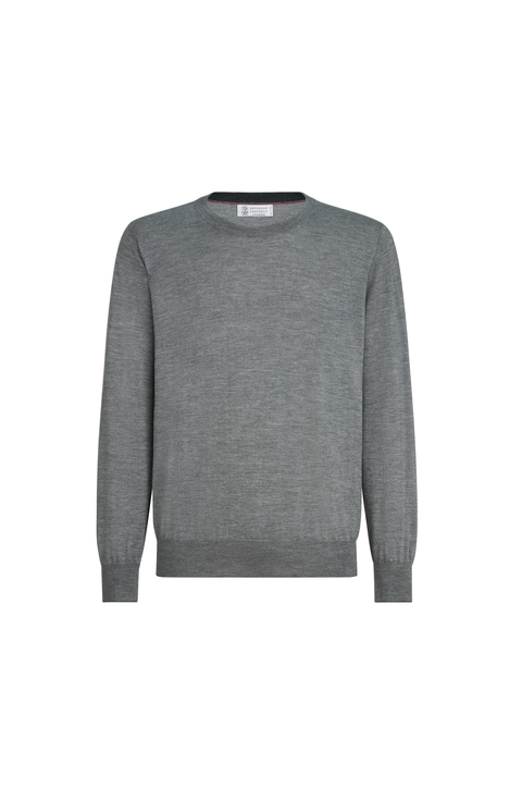 Cashmere and silk lightweight sweater
