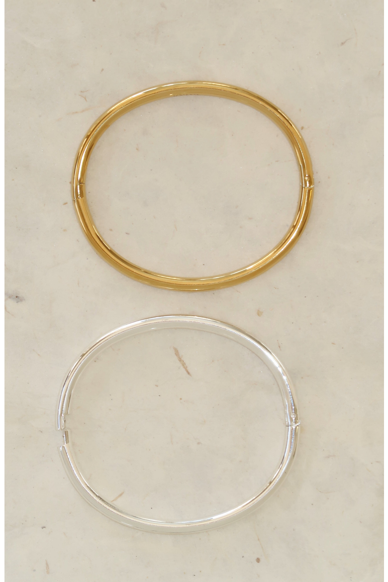 Classic Slim Bangle, Alternate, color, Gold