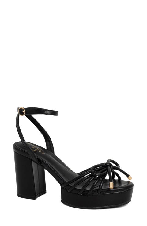 Edith Ankle Strap Platform Sandal (Women)