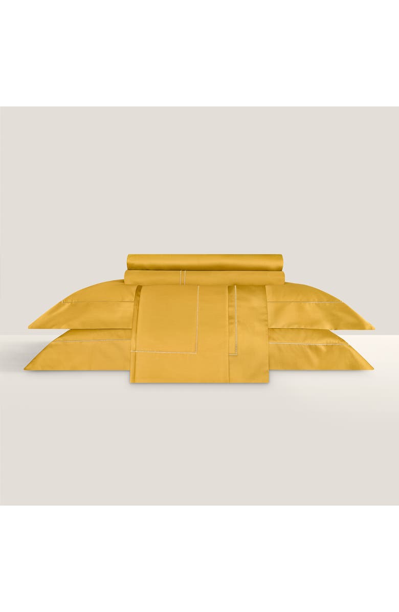 Togas Rhapsody Fitted Sheet, Alternate, color, Yellow