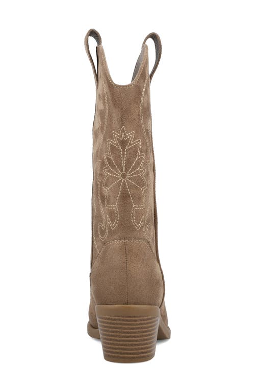 Mia Faylinn Western Boot In Brown
