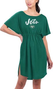 G-III 4HER BY CARL BANKS Women's G-III 4Her by Carl Banks Green New York Jets Versus Swim Cover-Up