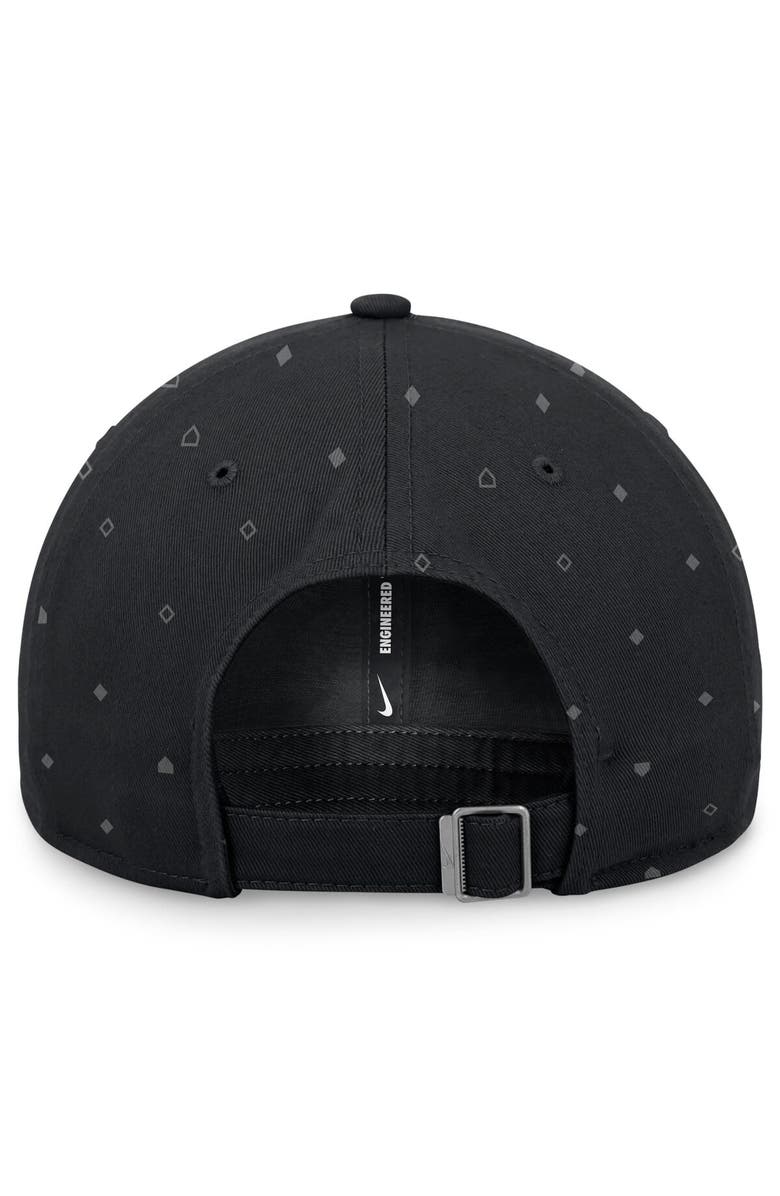 Nike Men's Nike Black San Francisco Giants Primetime Print Club Adjustable Hat, Alternate, color,