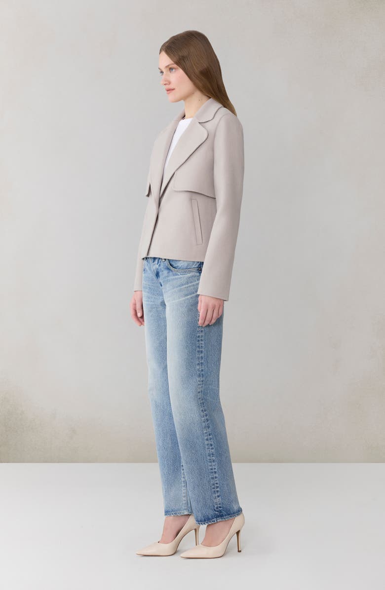 Soia & Kyo Selah Wool Blend Coat, Alternate, color, Light Oak