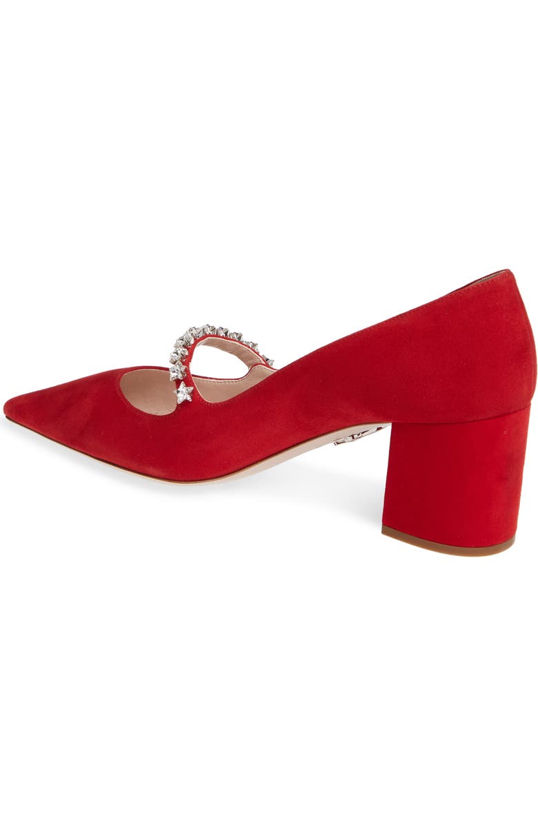 Miu Miu Jewel Star Mary Jane Pump, Alternate, color,