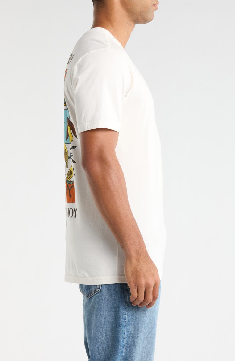 Roark Enjoy Cotton Graphic T-Shirt, Alternate, color, Off White