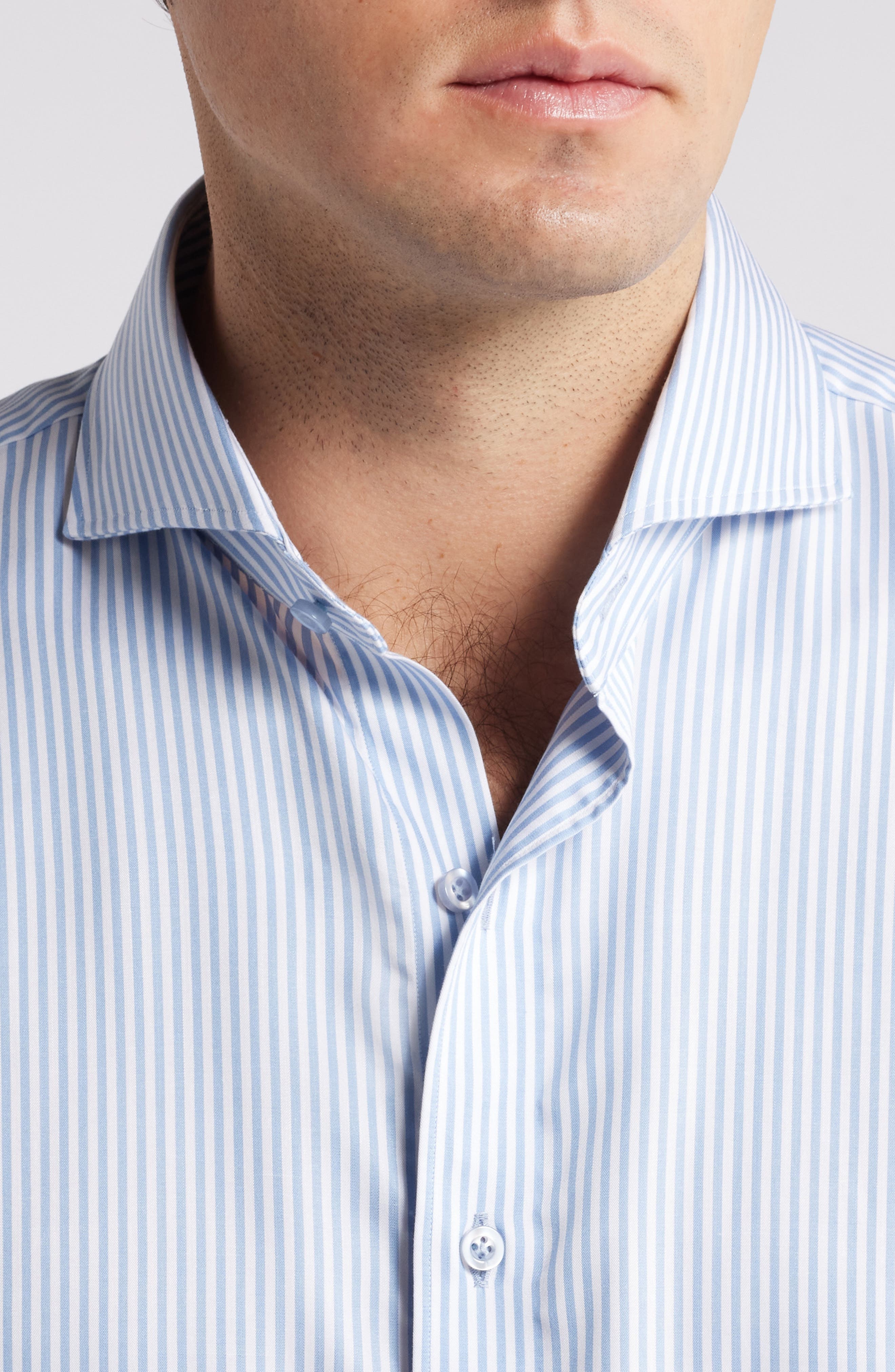 Stripe Button-Up Shirt - image 2