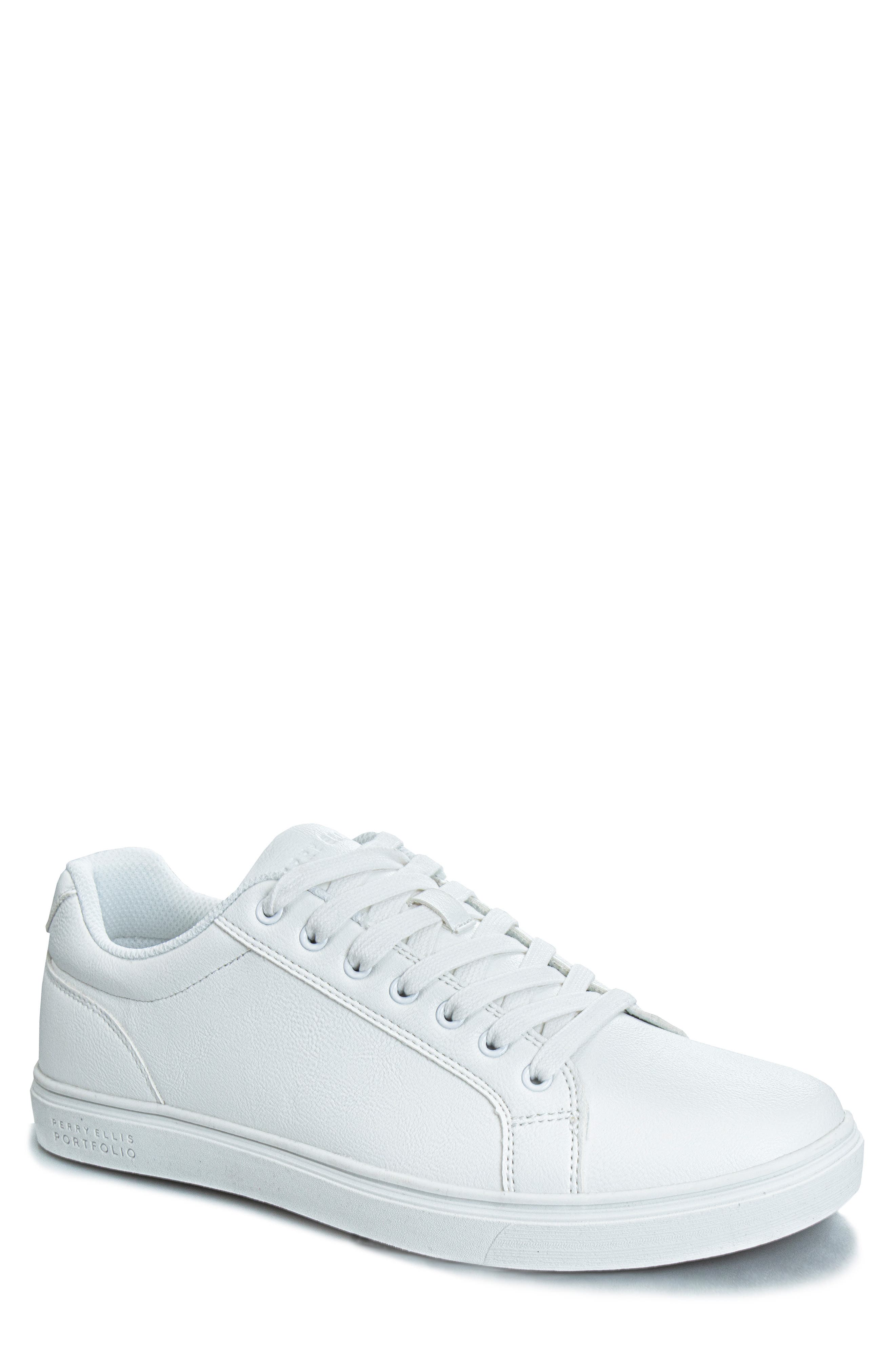 Low Top Sneaker, Main, color, WHITE