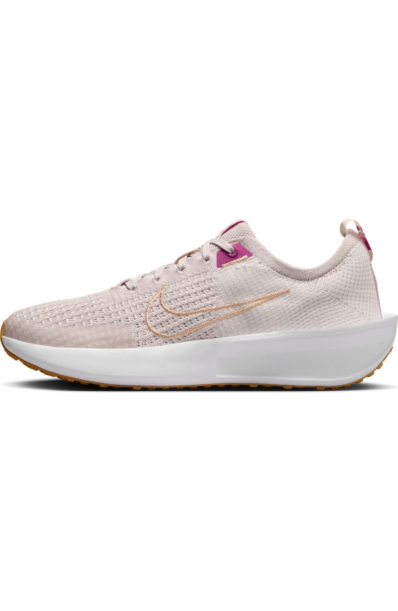 Nike Interact Run Running Shoe, Alternate, color, Platinum Violet/ Red Bronze