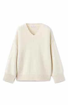 MANGO Selection Chunky V-Neck Sweater