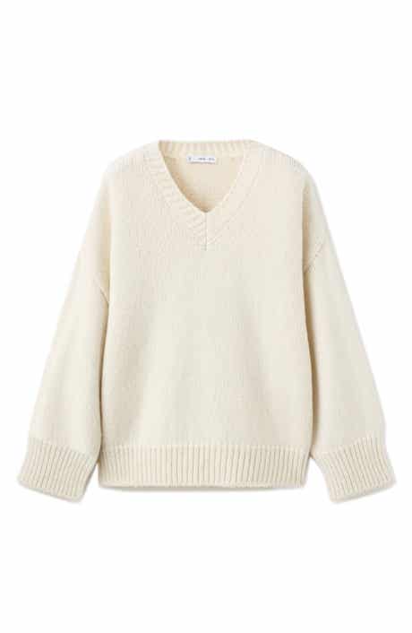 MANGO Selection Chunky V-Neck Sweater