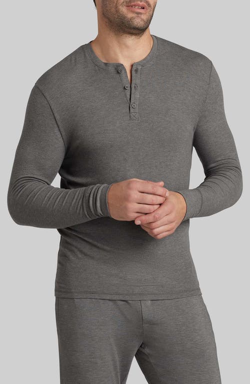 Tommy John Lounge Henley Pajamas In Poppy Seed Heather