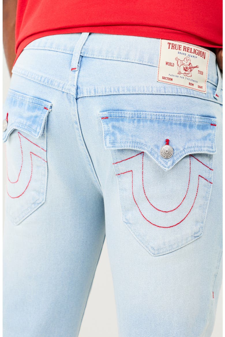 Geno Flap Embroidered Patch Jeans, Alternate, color, LIGHT JOURNEY