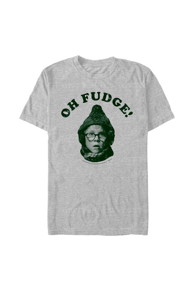 Men's Oh Fudge Ralphie Parker Short Sleeve Graphic T-Shirt, Main, color, Athletic Heather