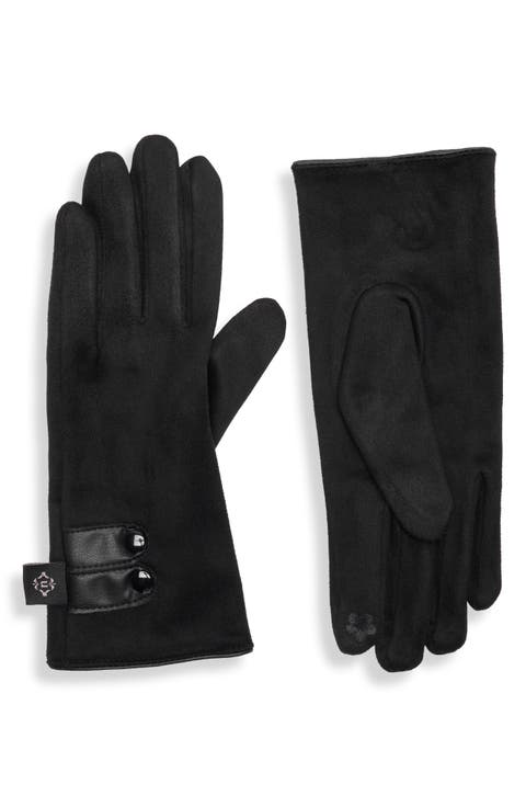 Snap Buckle Detail Gloves