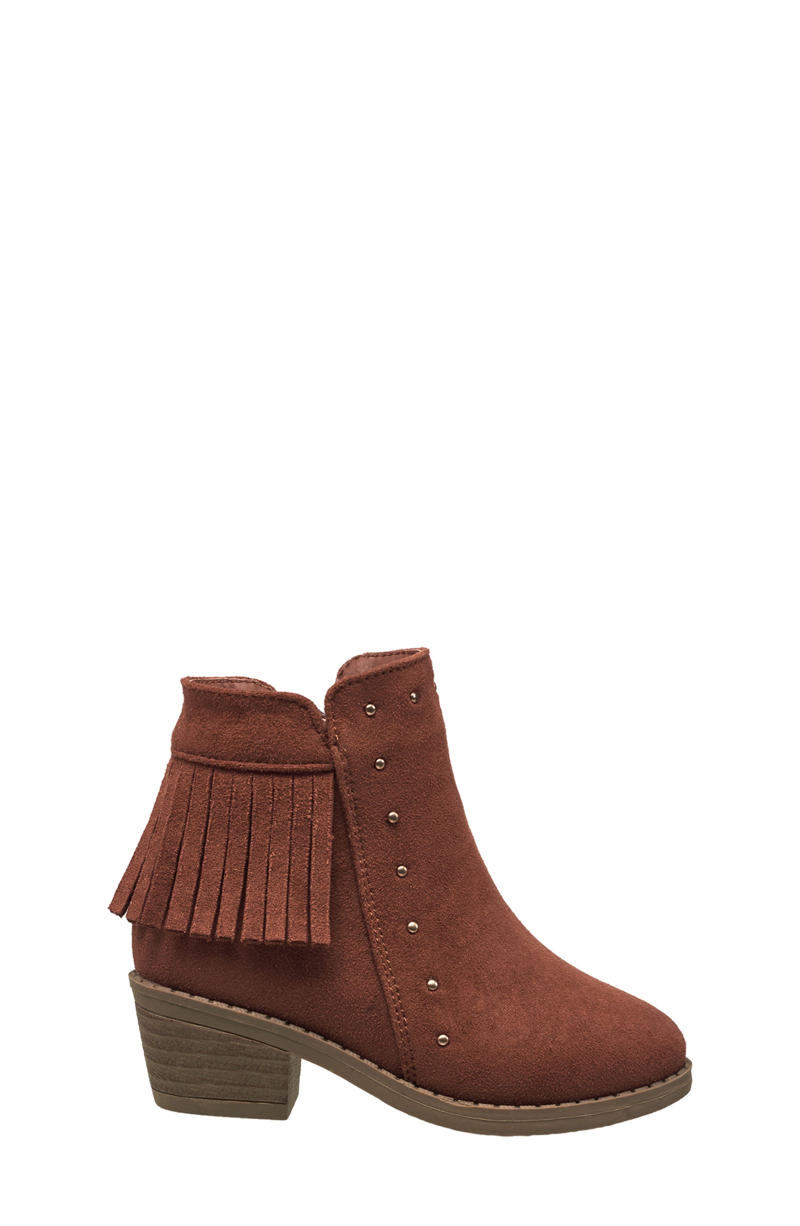 Lucky Brand Rachel Fringe Boot, Alternate, color, Cognac