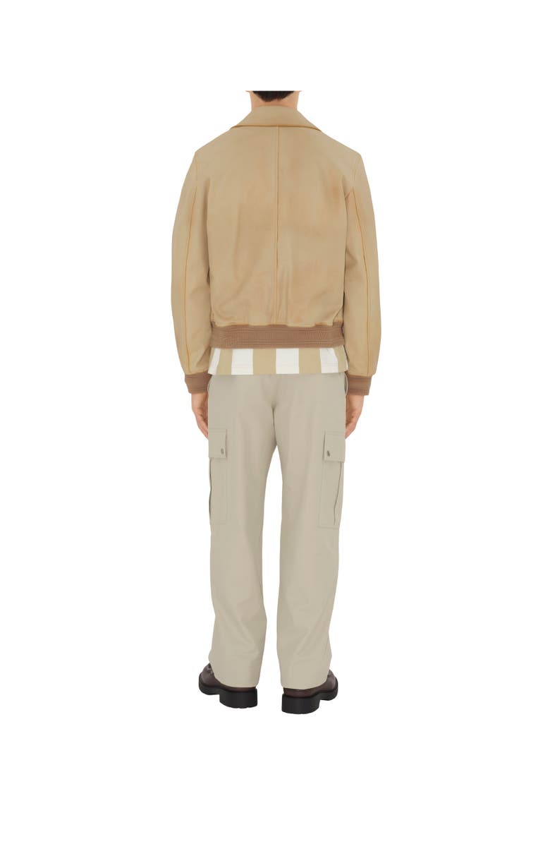 Burberry Suede Harrington Jacket, Alternate, color, 