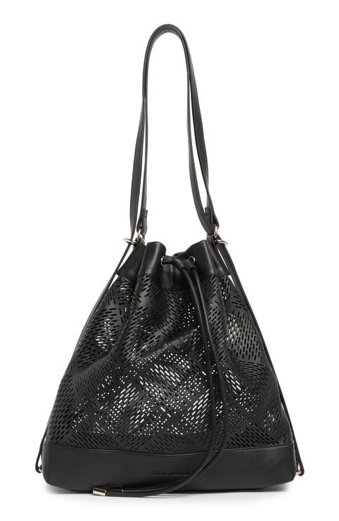 Bxander Perforated Shoulder & Tote Bag